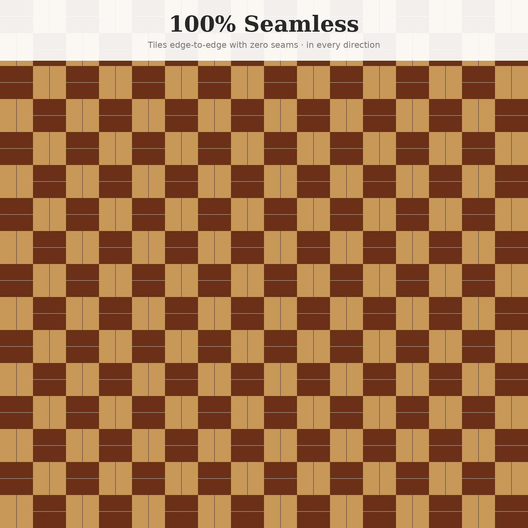 Yule Basketweave Seamless Pattern | Multi-Color Yule Log Basketweave | .png .jpg .svg .pdf .pat | Digital Paper | Fabric & Surface Design