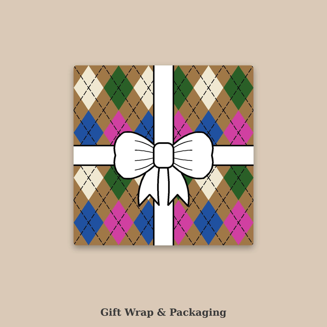 Classic Argyle Bookshelf Rainbow Shelfie Seamless Pattern (Digital Download)