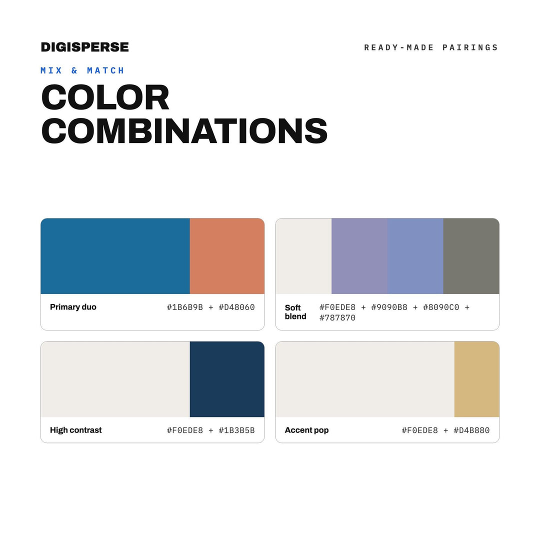 Coastal Blues Color Palette | 30 Colors | Hex RGB CMYK | Color Guide | Procreate Swatches + ASE | Digital Download