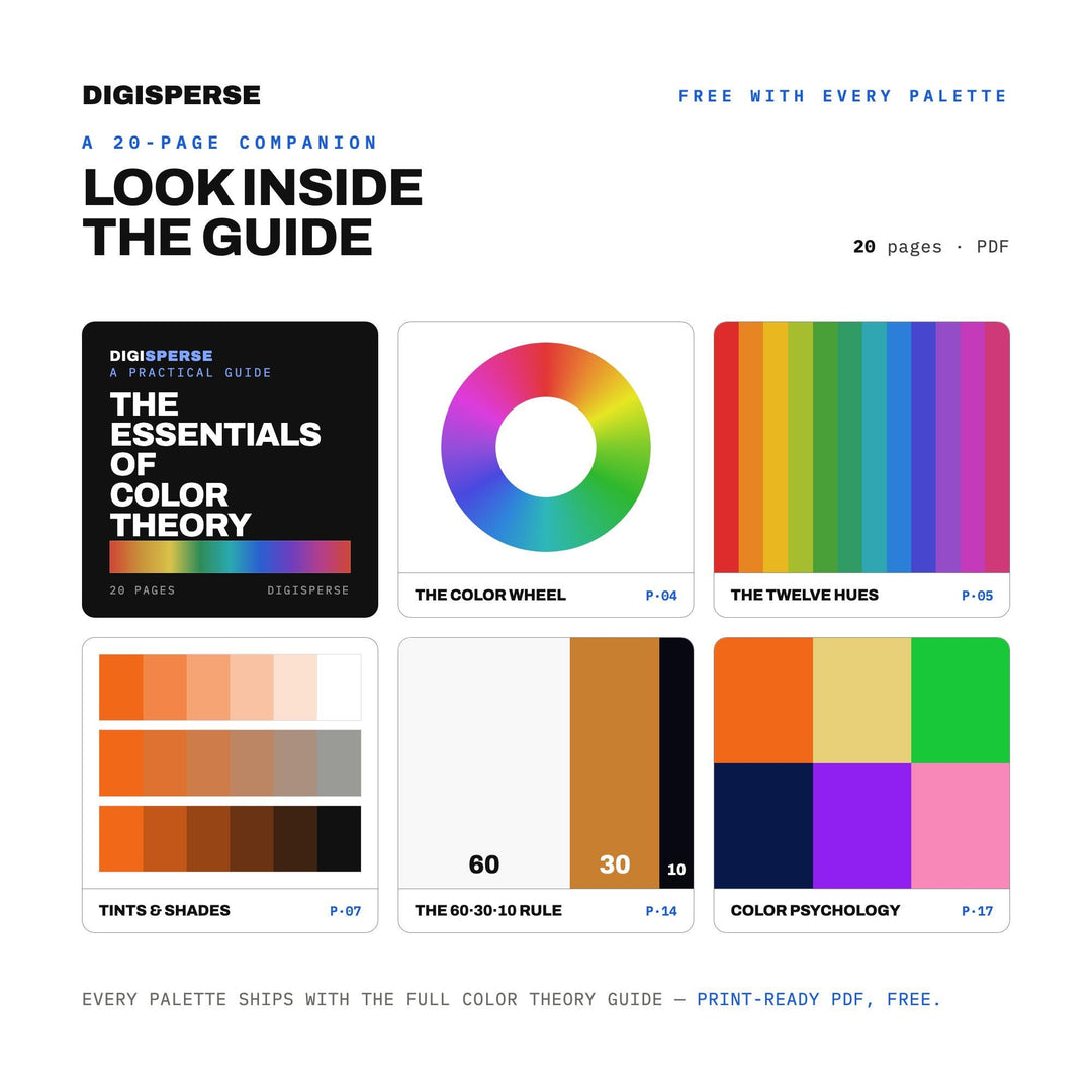 Tokyo Arcade Color Palette | 30 Procreate Swatches, ASE Guide (Digital Download)