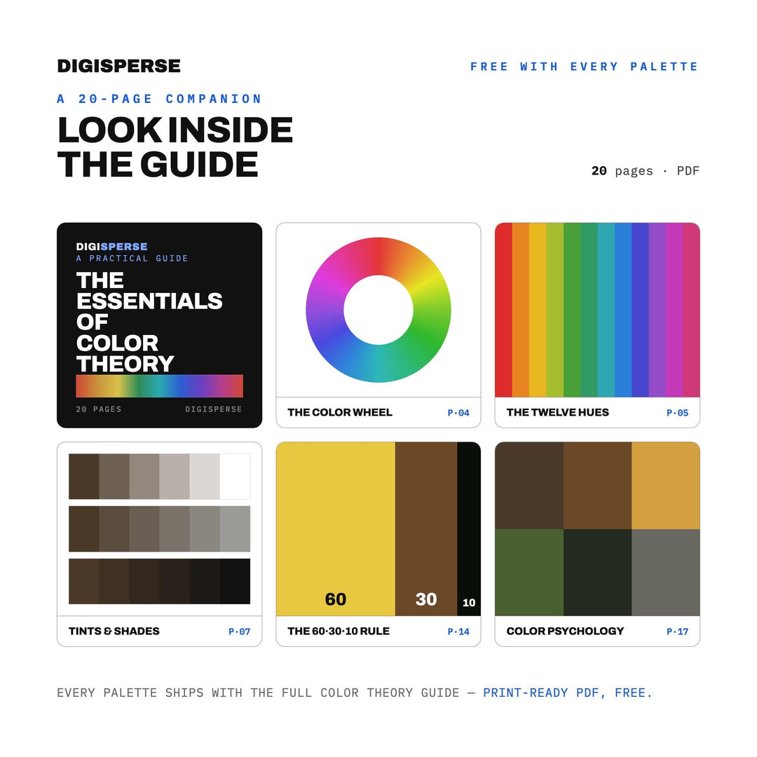 Ironwood Forest Color Palette | 30 Colors | Hex RGB CMYK | Color Guide | Procreate Swatches + ASE | Digital Download