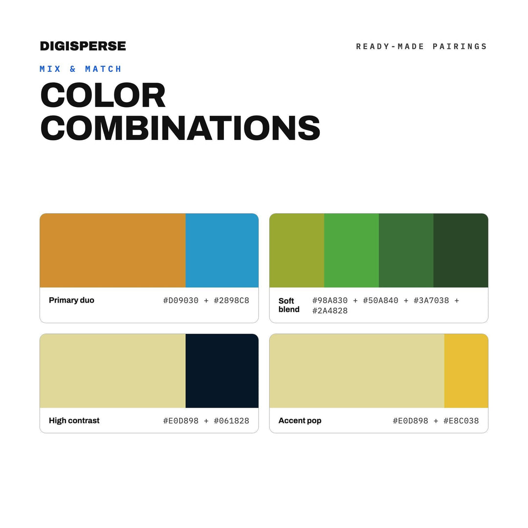 Kelp Forest Color Palette | 30 Nature Hues, Procreate, ASE (Digital Download)