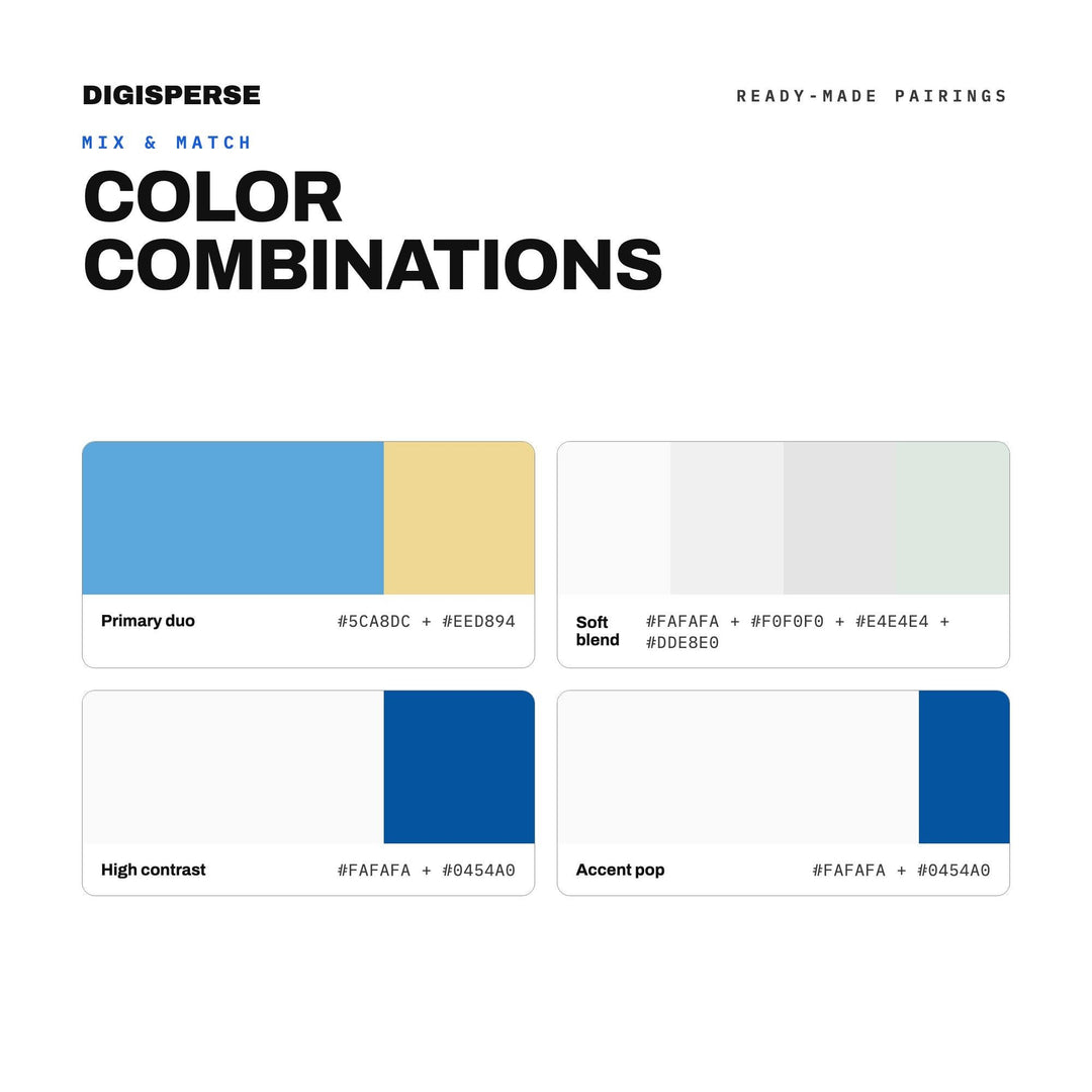 Broken Clouds Color Palette | 30 Procreate Swatches, ASE, PDF Guide (Digital Download)