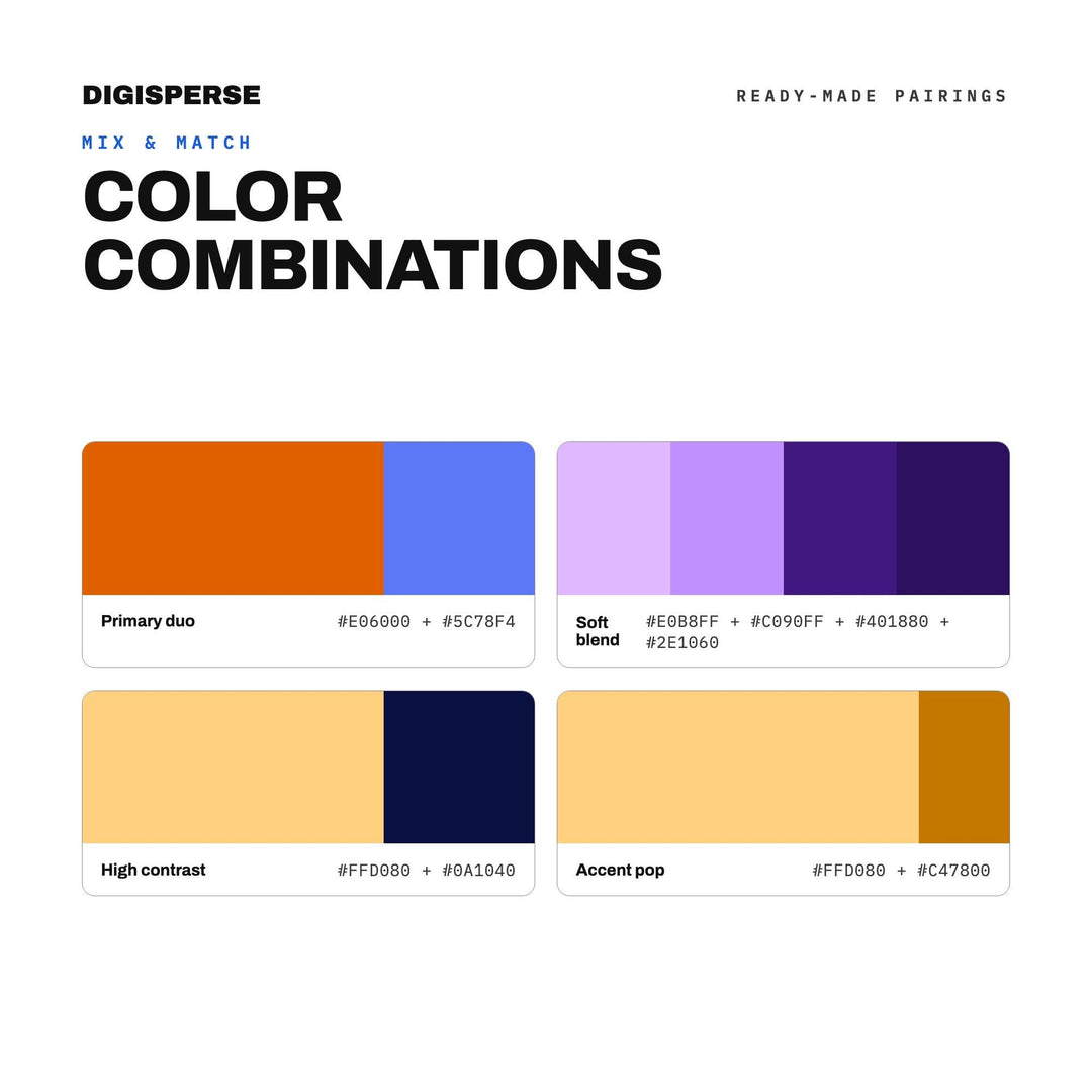 Cobalt Dusk Color Palette | 30 Colors | Hex RGB CMYK | Color Guide | Procreate Swatches + ASE | Digital Download