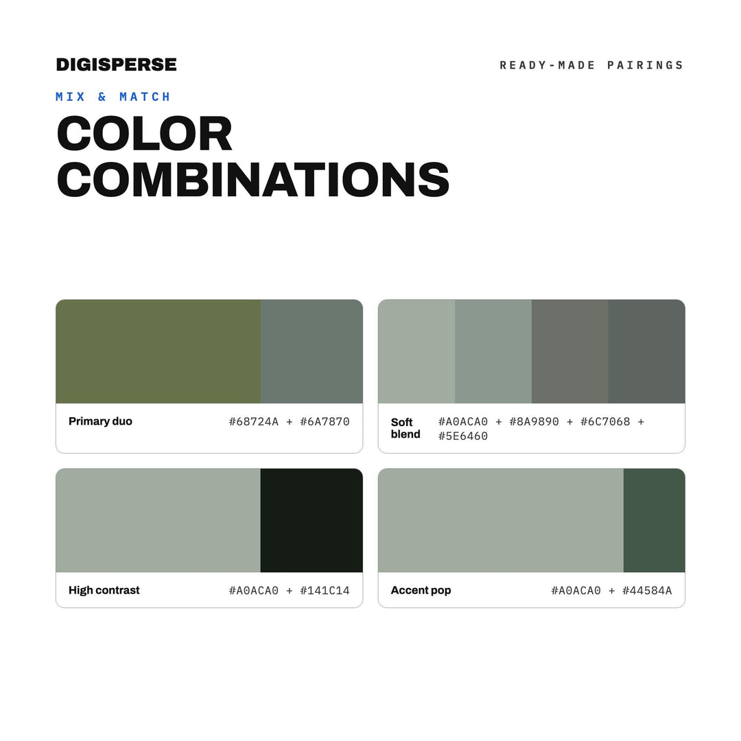 Cyclone Color Palette | 30 Colors | Hex RGB CMYK | Color Guide | Procreate Swatches + ASE | Digital Download