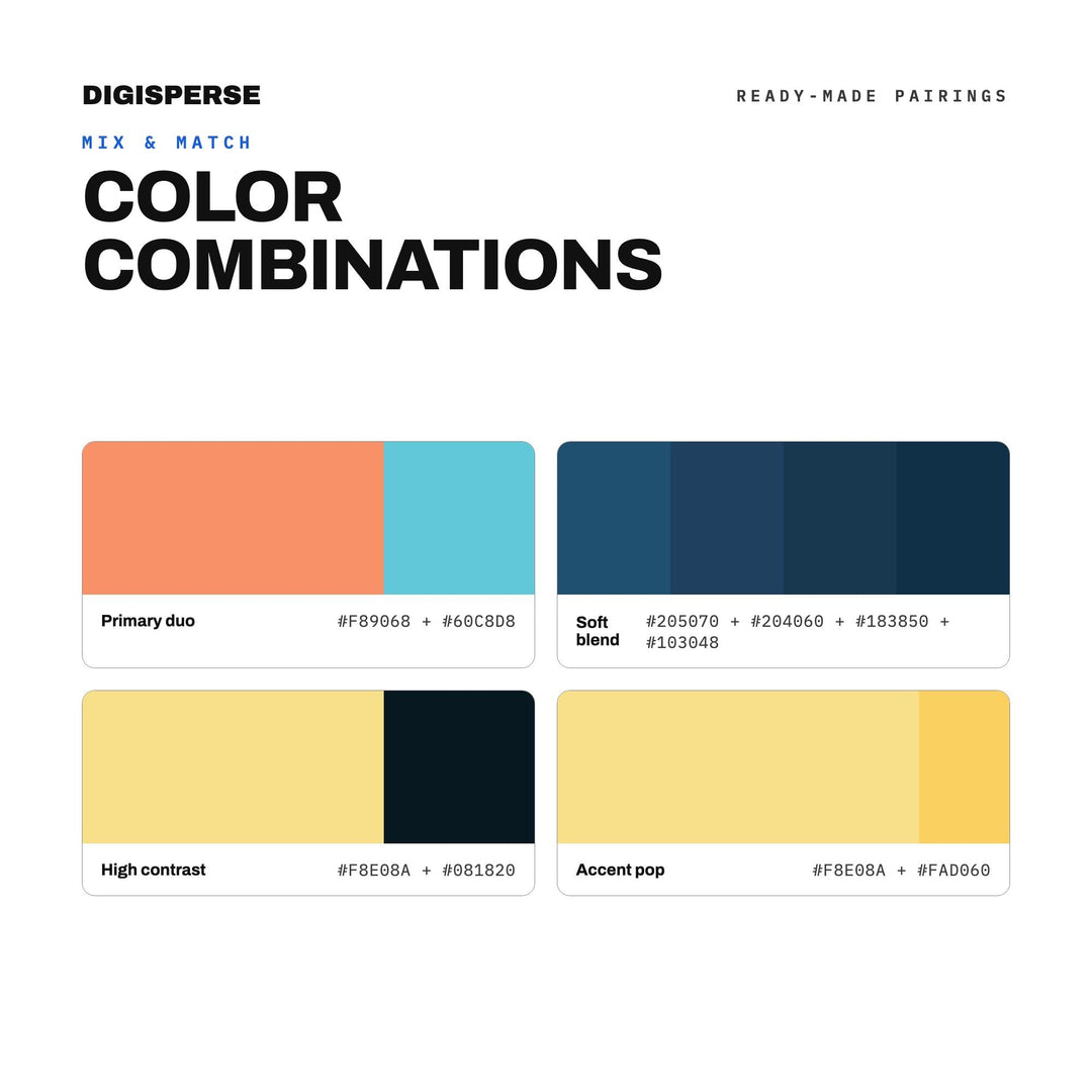 Sunrise Over Sea Color Palette | 30 Procreate Swatches, HEX, RGB, CMYK (Digital Download)