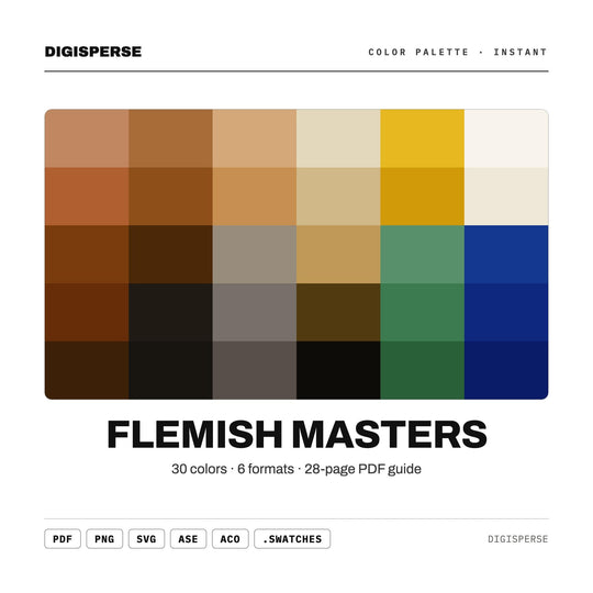 Flemish Masters color palette — main preview
