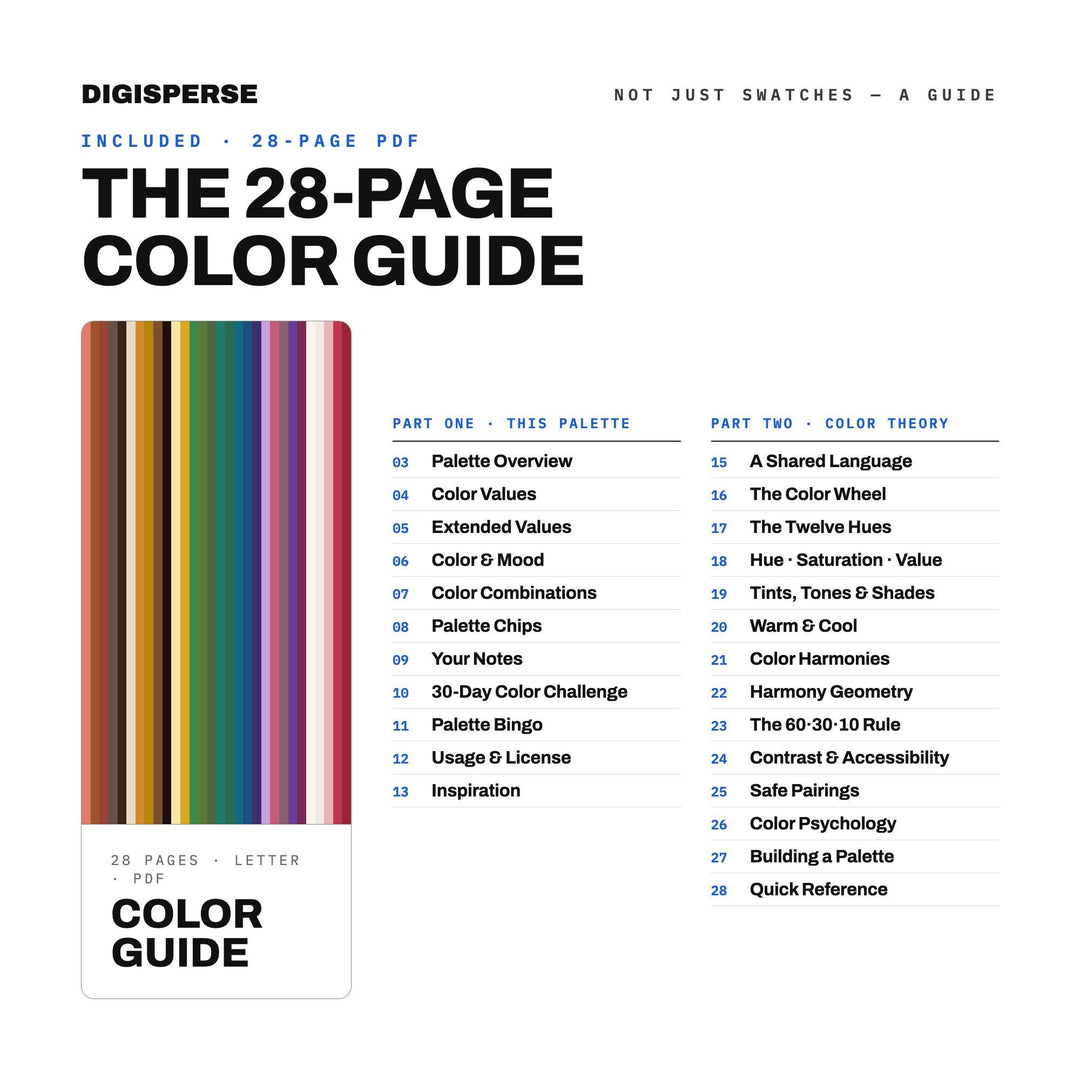Pre-Raphaelite Color Palette | 30 Procreate Swatches, ASE Guide (Digital Download)