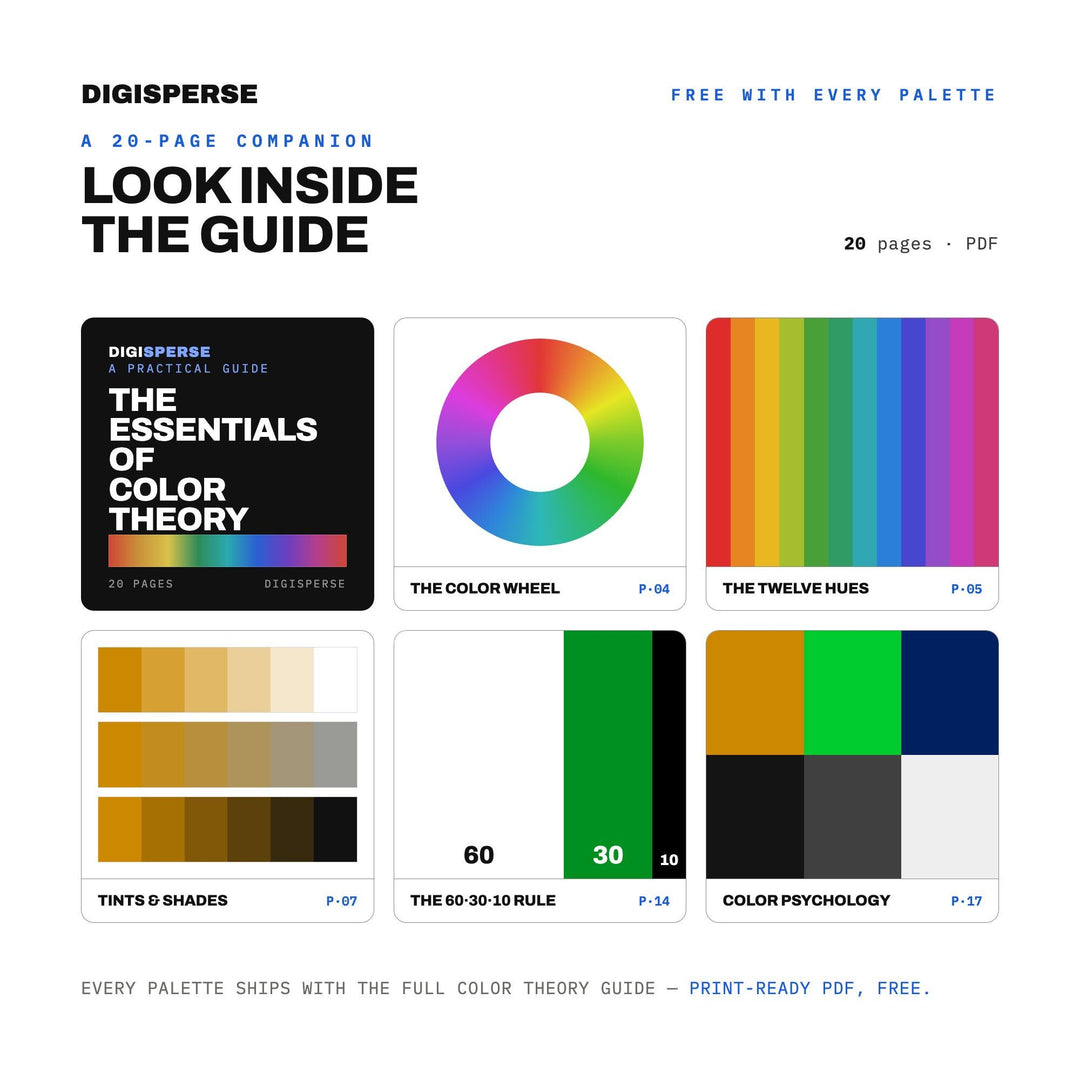 Binary Code Color Palette | 30 Tech Colors, Procreate, ASE (Digital Download)