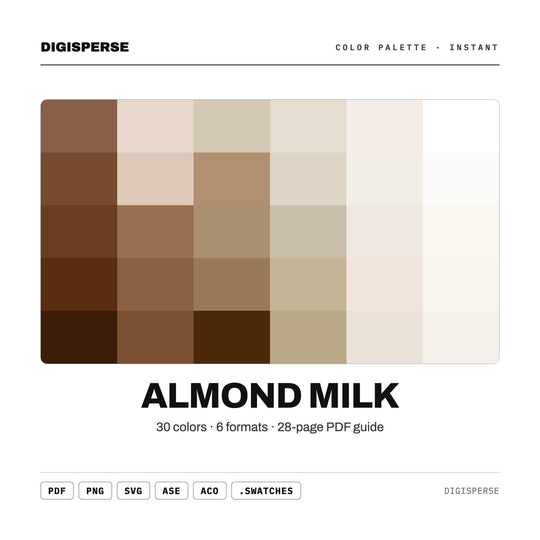 Almond Milk color palette — main preview