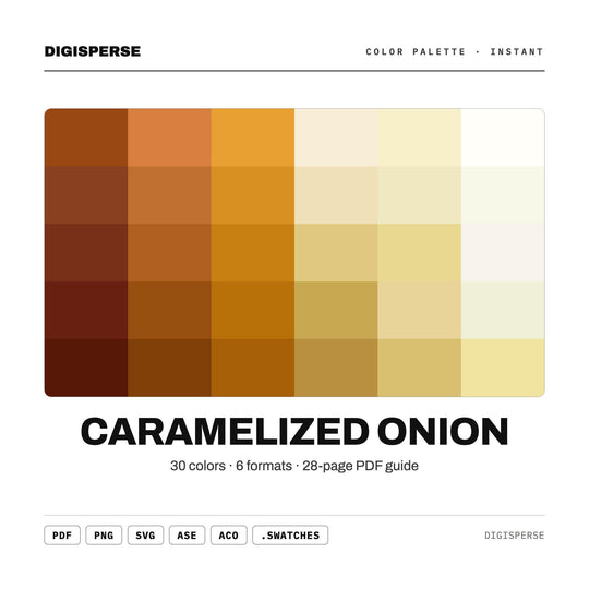 Caramelized Onion color palette — main preview
