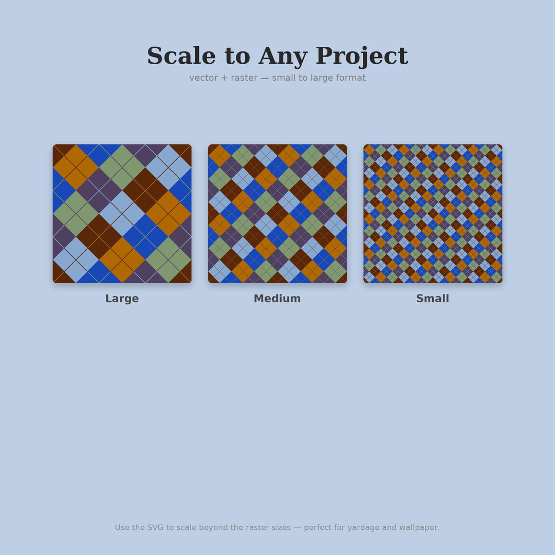 Blues Club Argyle Digital Paper for Jazz Craft Projects, Seamless Smoky Diamond Grid for Fabric and Scrapbooking
