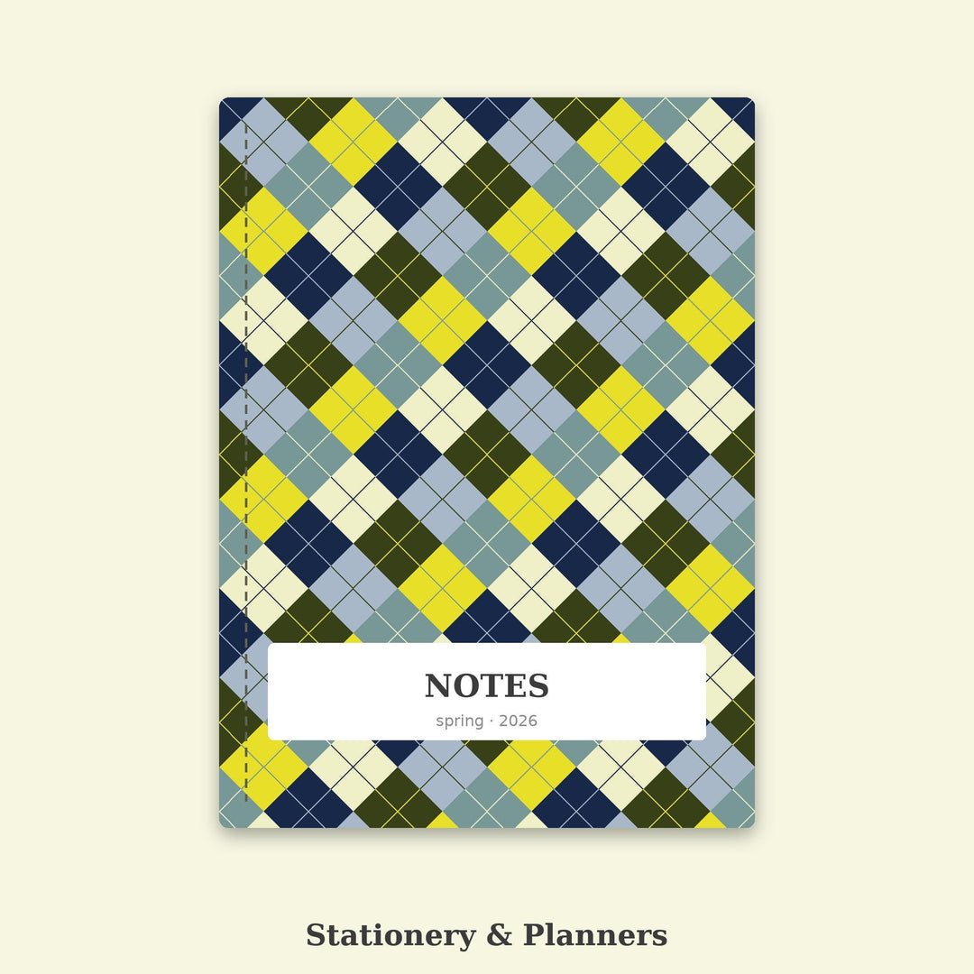 Calm Before The Storm Argyle Seamless Pattern | Multi-Color Fabric Design (Digital Download)