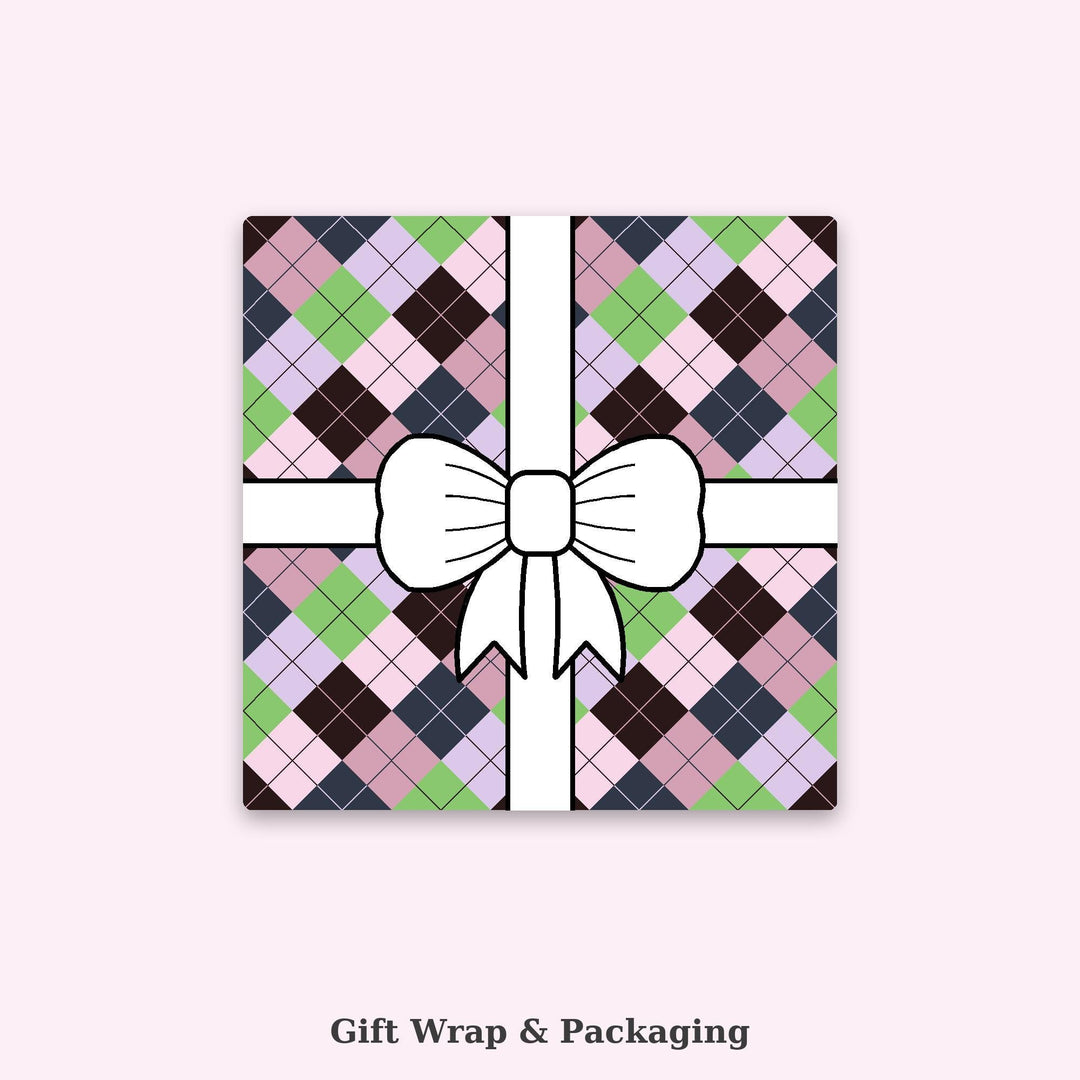 Cherry Blossom Storm Argyle Seamless Pattern | Digital Download (png, jpg, svg, pdf, pat)