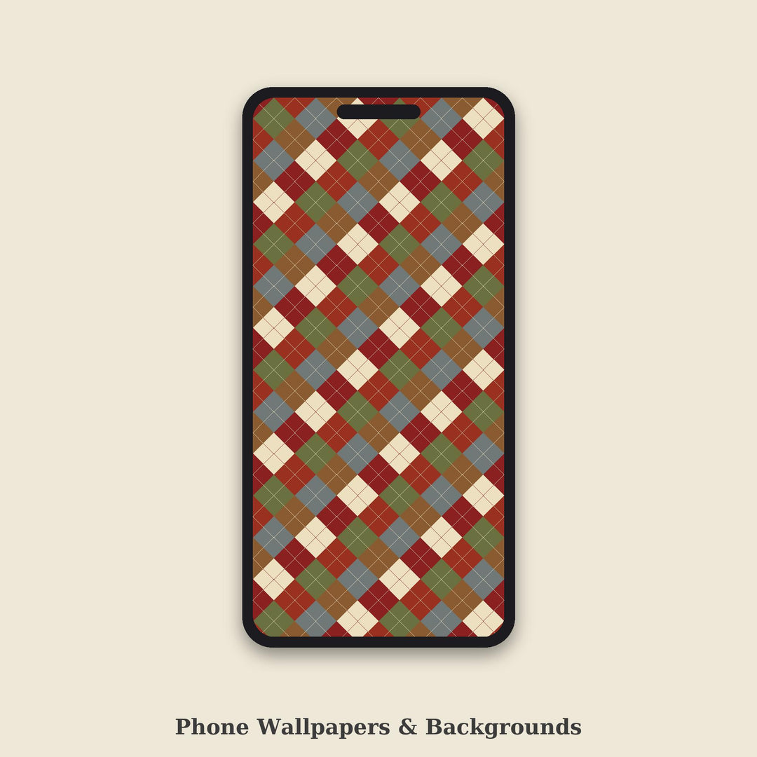 Colonial Argyle Seamless Pattern | Multi-Color Colonial America Argyle | .png .jpg .svg .pdf .pat | Digital Paper | Fabric & Surface Design
