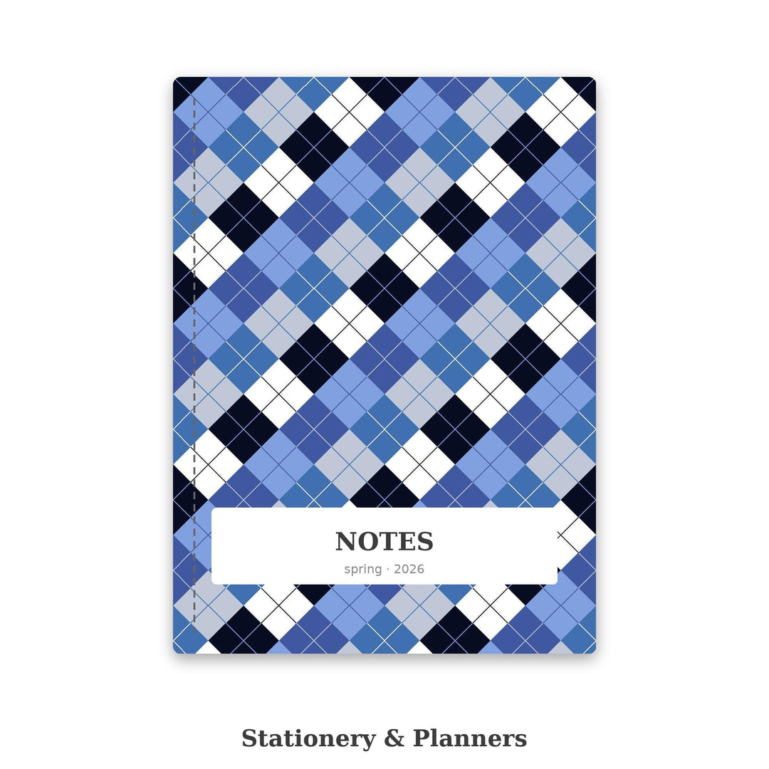 Deep Sapphire Argyle Seamless Pattern | Fabric & Surface Design (Digital Download)