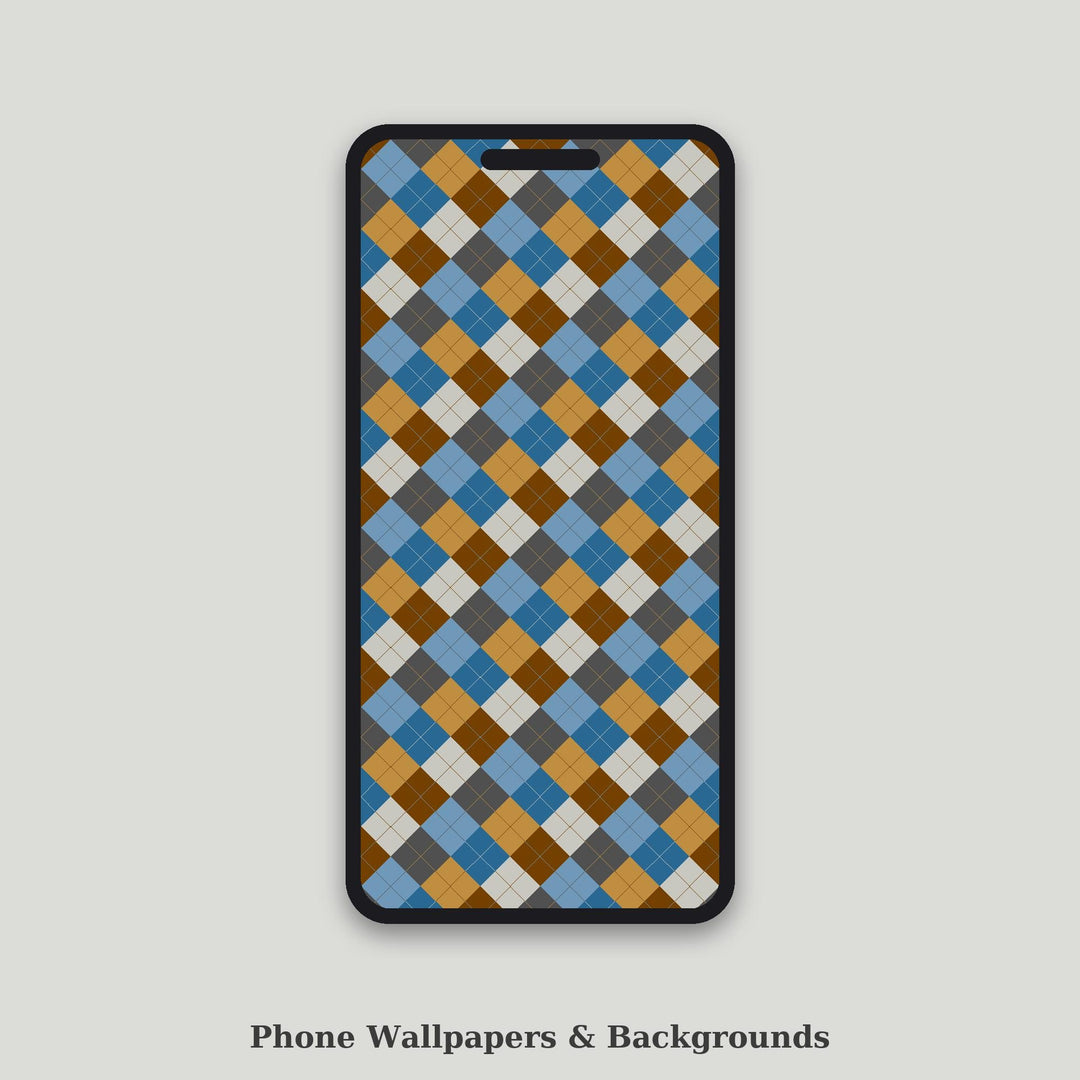 Equinox Argyle Seamless Pattern | Multi-Color Fabric & Surface Design (Digital Download)