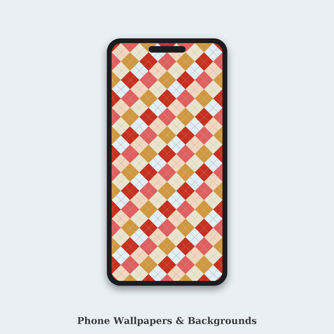 First Argyle Seamless Pattern | Multi-Color First Sunburn Argyle | .png .jpg .svg .pdf .pat | Digital Paper | Fabric & Surface Design