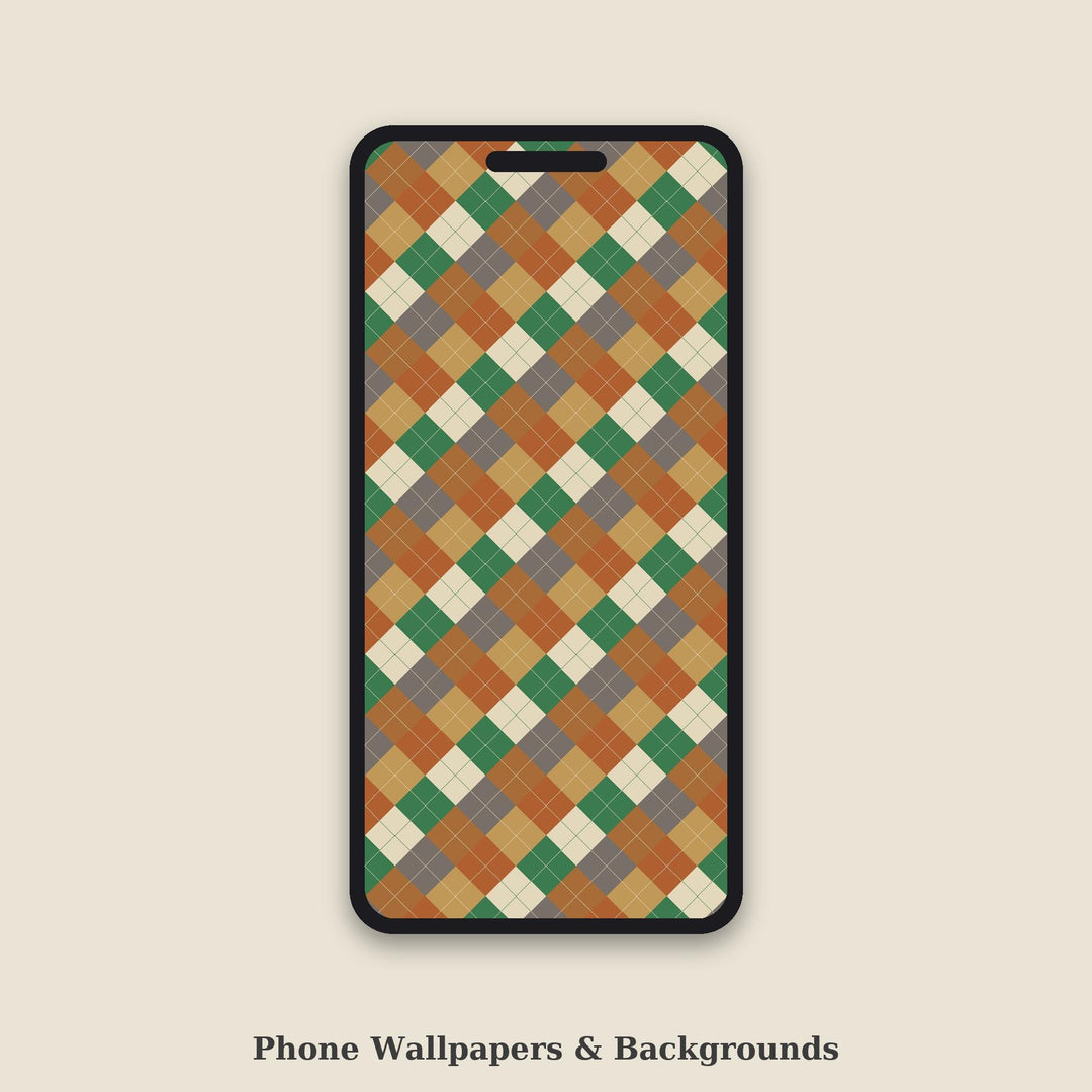 Flemish Masters Argyle Seamless Pattern | Multi-Color Digital Paper (Digital Download)
