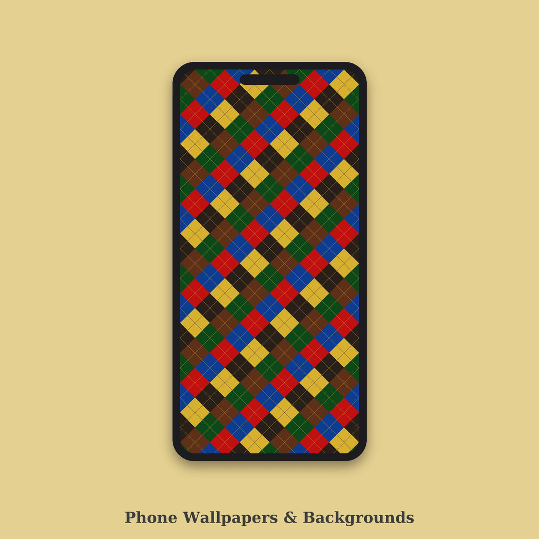 Folk Argyle Seamless Pattern | Multi-Color Folk Art Argyle | .png .jpg .svg .pdf .pat | Digital Paper | Fabric & Surface Design