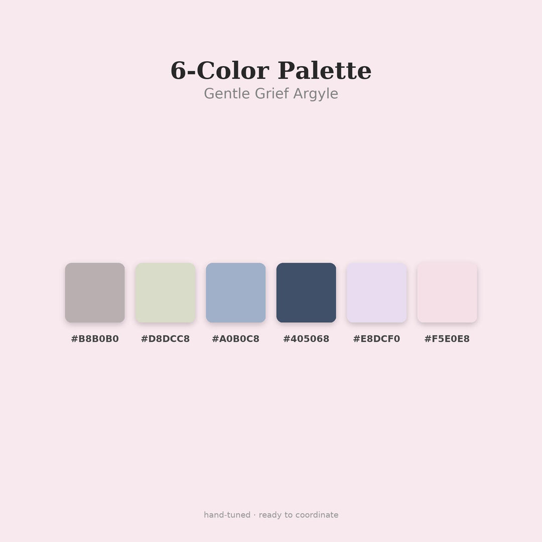 Gentle Argyle Seamless Pattern | Multi-Color Gentle Grief Argyle | .png .jpg .svg .pdf .pat | Digital Paper | Fabric & Surface Design