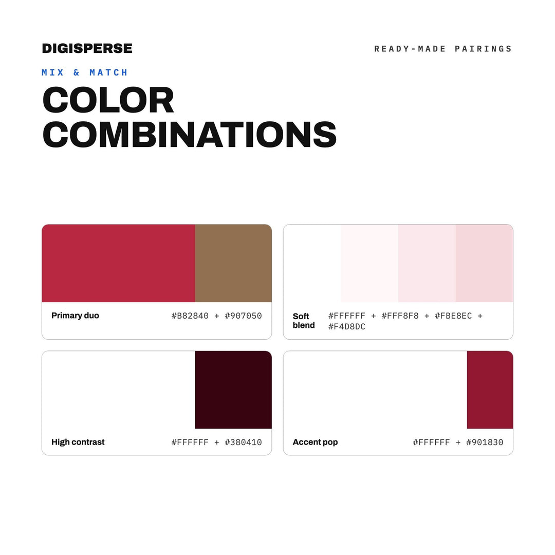 Mulled Wine Color Palette | 30 Procreate Swatches, ASE, PDF Guide (Digital Download)