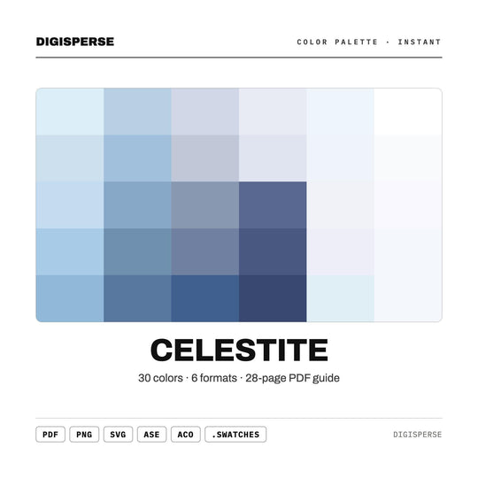 Celestite color palette — main preview
