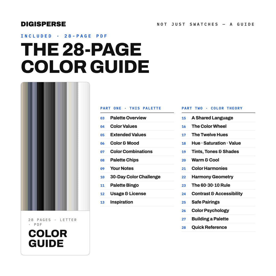 Liquid Metal Color Palette for Futuristic Y2K Art and Sleek Tech Branding, 30 Chrome Mirror Hues, Procreate Swatches, Hex Codes