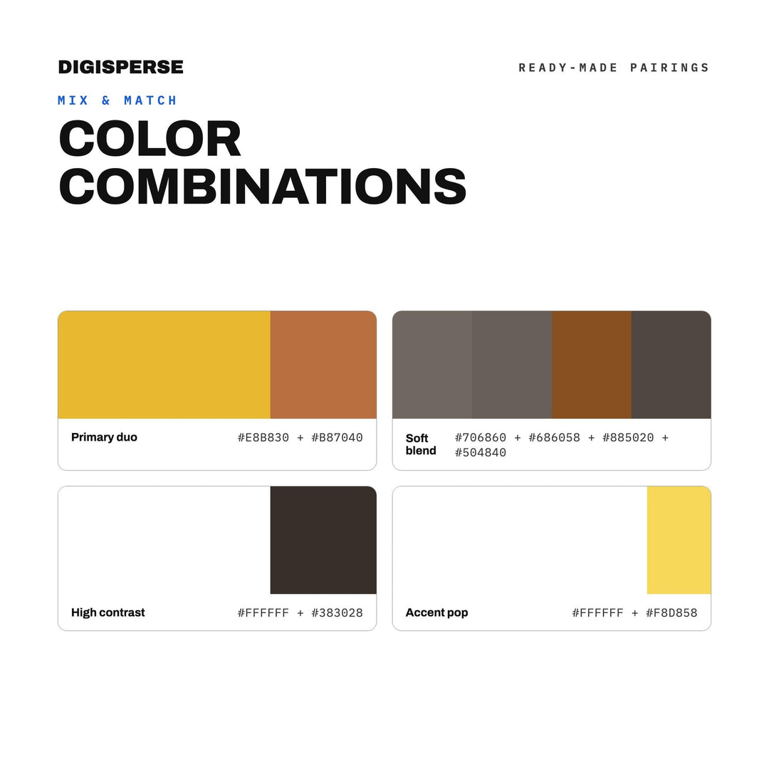 Gold Vein Color Palette | 30 Procreate Swatches, HEX, RGB, CMYK (Digital Download)