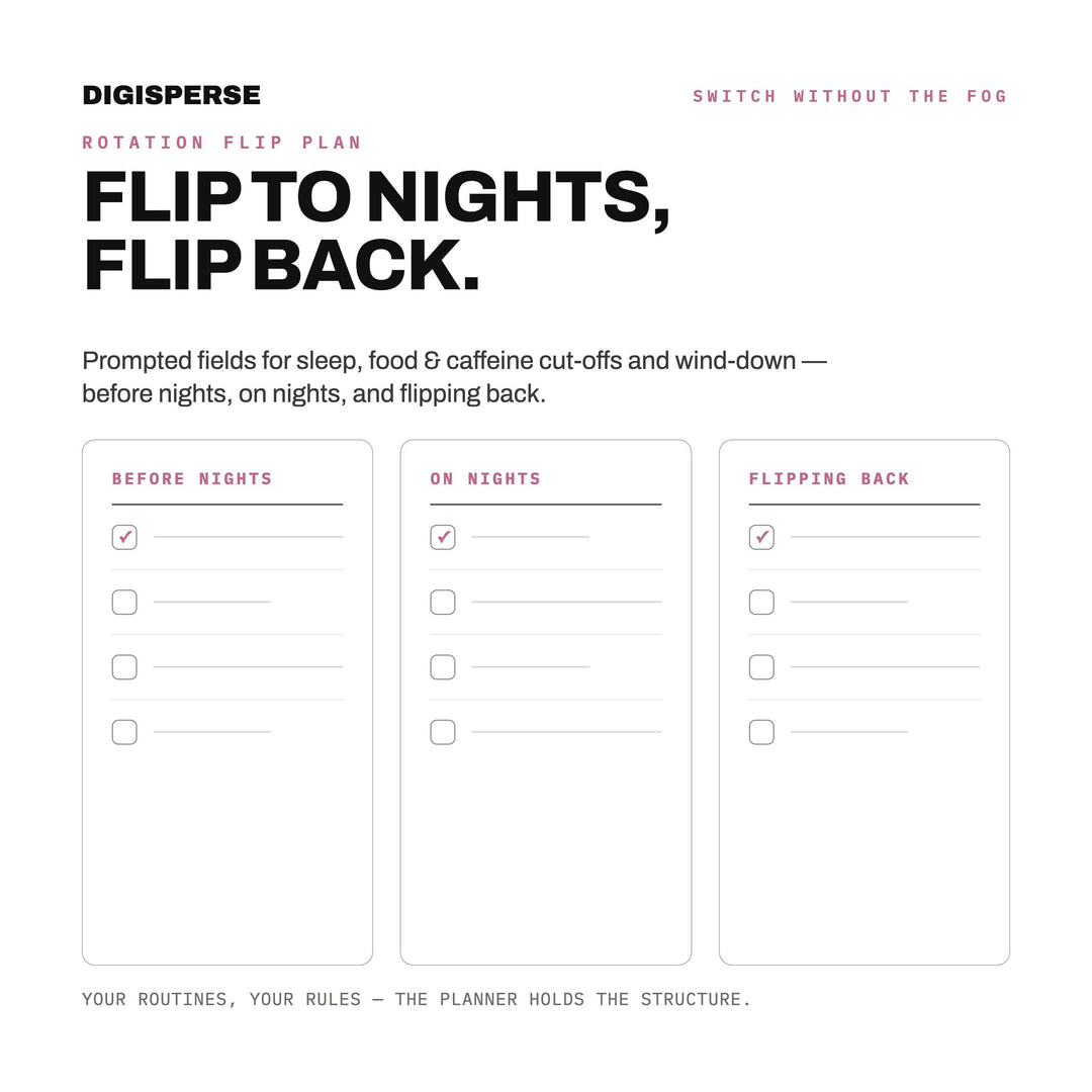 Dated Cozy Pastel Shift Planner 2027 | Rotation, Pay, Sleep Trackers (Digital PDF)