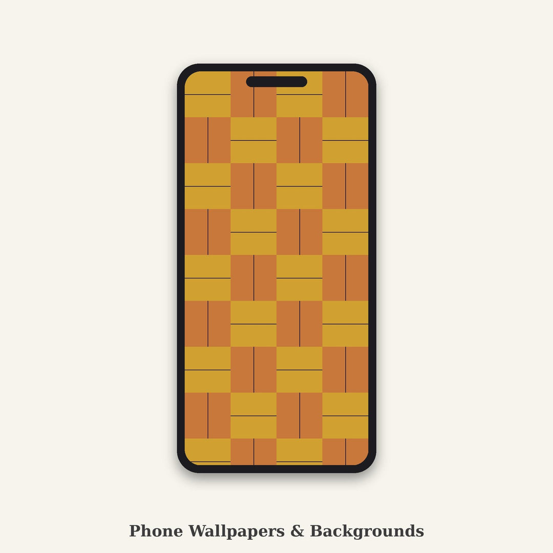 Spiced Pear Basketweave Seamless Pattern | Autumn Harvest Digital Paper (Digital Download)