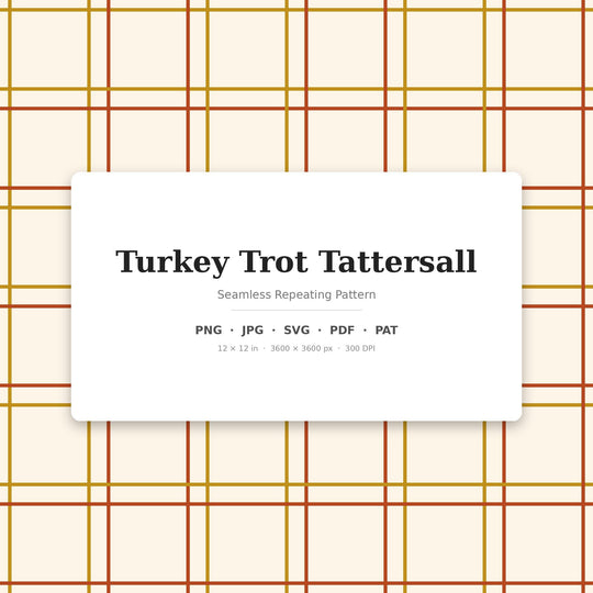 Turkey Tattersall seamless pattern set — main preview