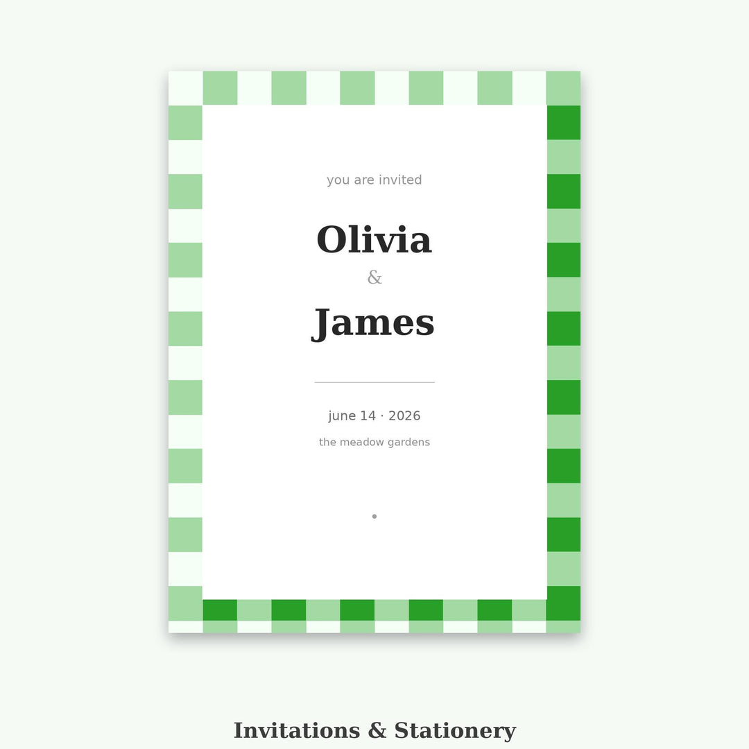 St Patricks Gingham Seamless Pattern | Shamrock Green Digital Paper (Digital Download)