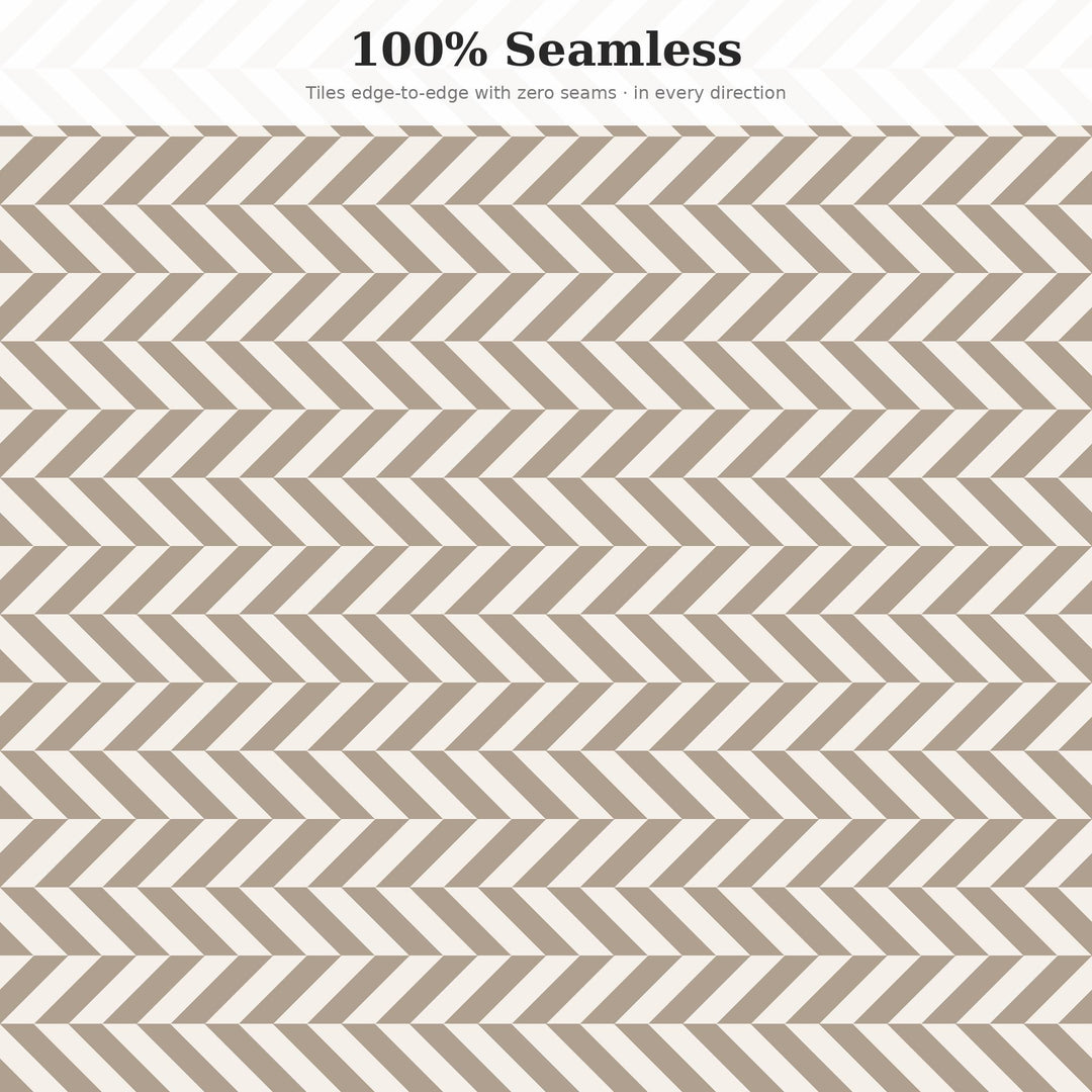 Quiet Luxury Herringbone Seamless Pattern | Neutral Fabric & Surface Design (Digital Download)