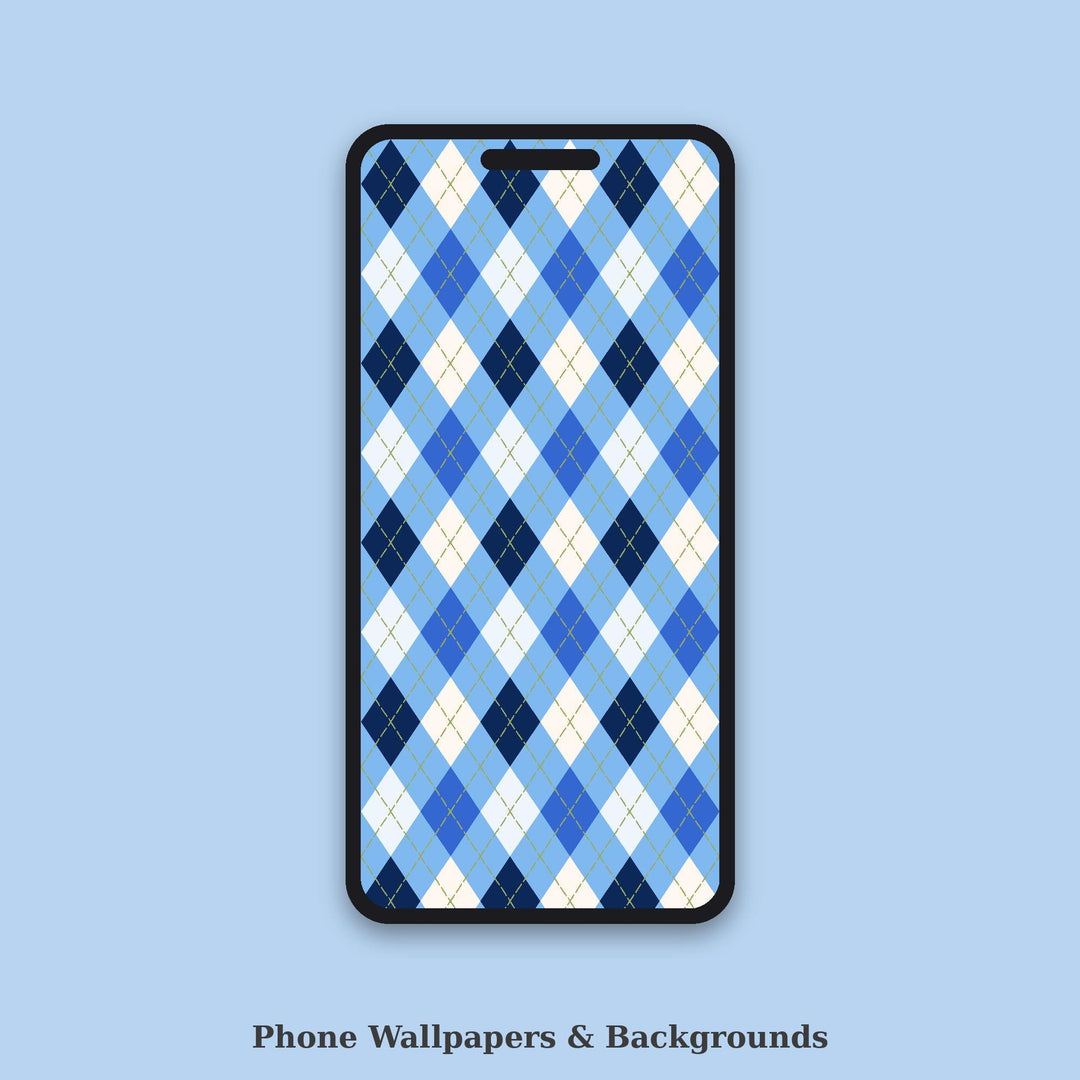 Aegean Classic Argyle Seamless Pattern | Multi-Color Aegean Blue | .png .jpg .svg .pdf .pat | Digital Paper | Fabric & Surface Design