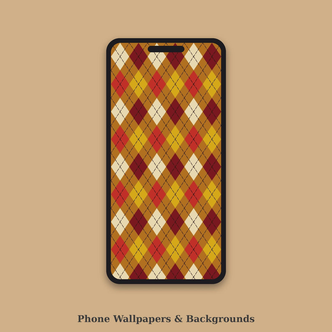 Autumn Classic Argyle Seamless Pattern | Multi-Color Autumn Harvest | .png .jpg .svg .pdf .pat | Digital Paper | Fabric & Surface Design