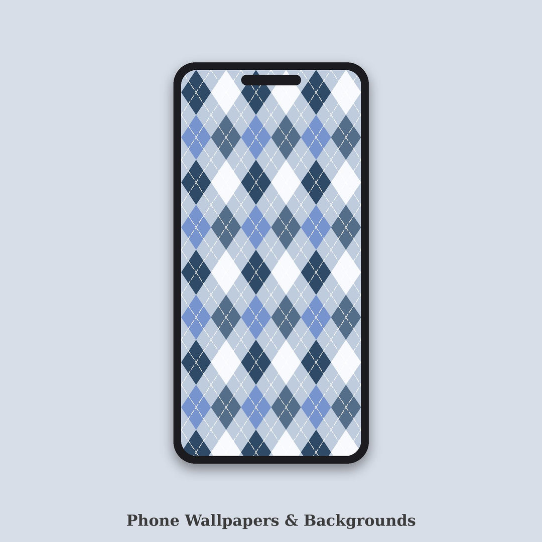 Blizzard Classic Argyle Seamless Pattern | Multi-Color Fabric Design (Digital Download)