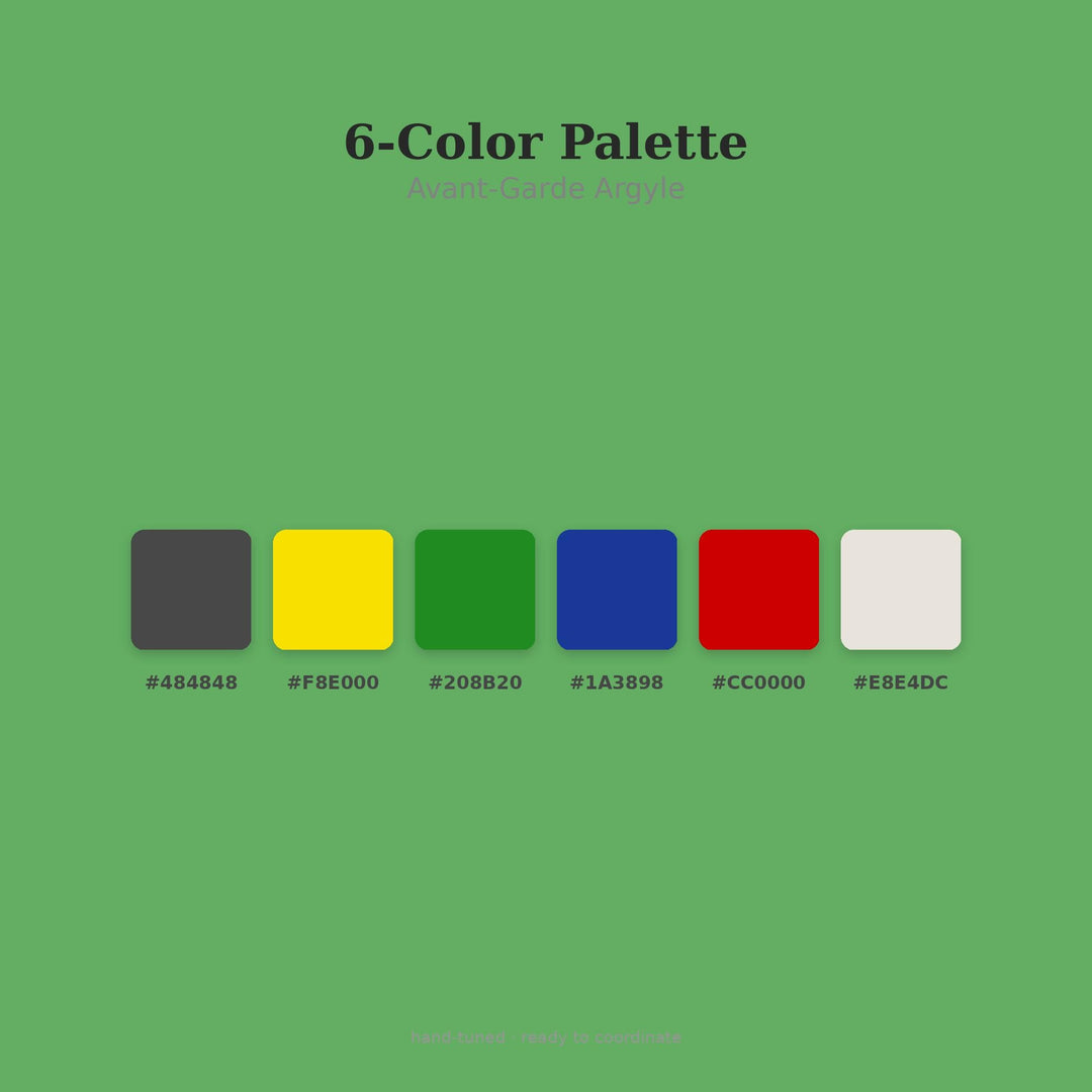 Avant-Garde Argyle Seamless Pattern | Multi-Color Fabric Design (Digital Download)
