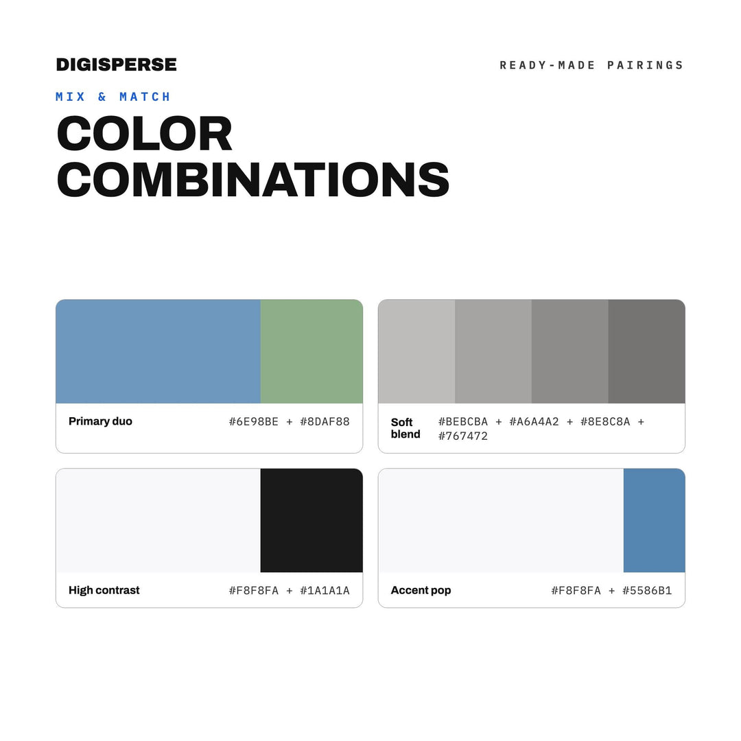 Mountain Pass Color Palette | 30 Colors | Hex RGB CMYK | Color Guide | Procreate Swatches + ASE | Digital Download