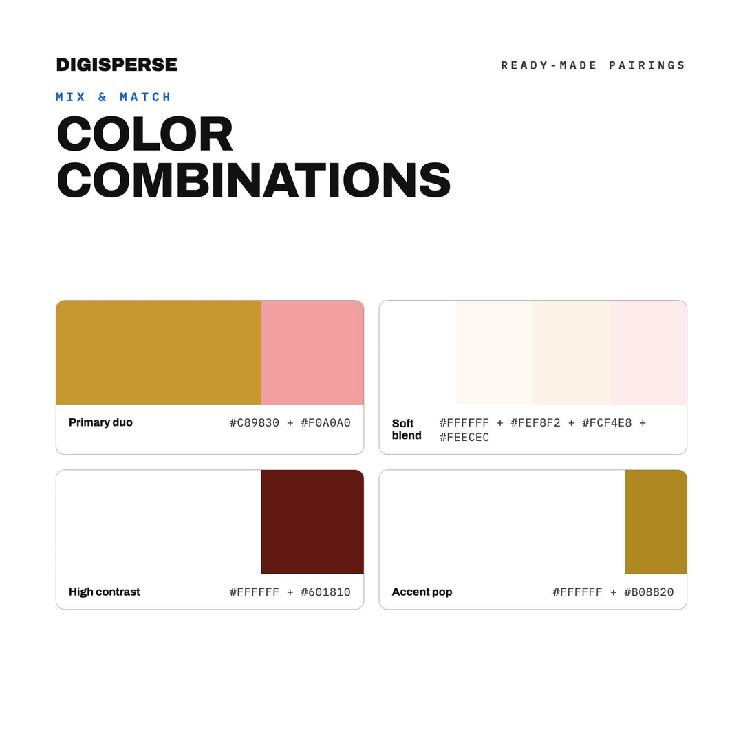 Rose Gold Color Palette | 30 Procreate Swatches, HEX, RGB, CMYK (Digital Download)