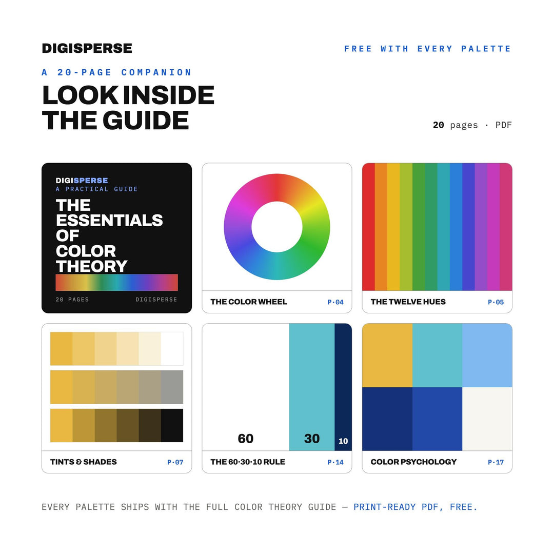 Aegean Blue Color Palette | 30 Colors | Hex RGB CMYK | Color Guide | Procreate Swatches + ASE | Digital Download