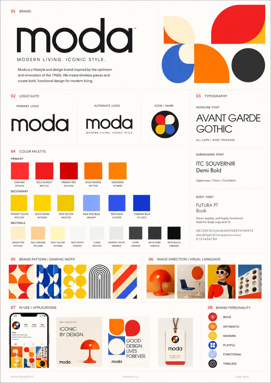 1960s Mod Color Palette | 30 Colors | Hex RGB CMYK | Color Guide | Procreate Swatches + ASE | Digital Download