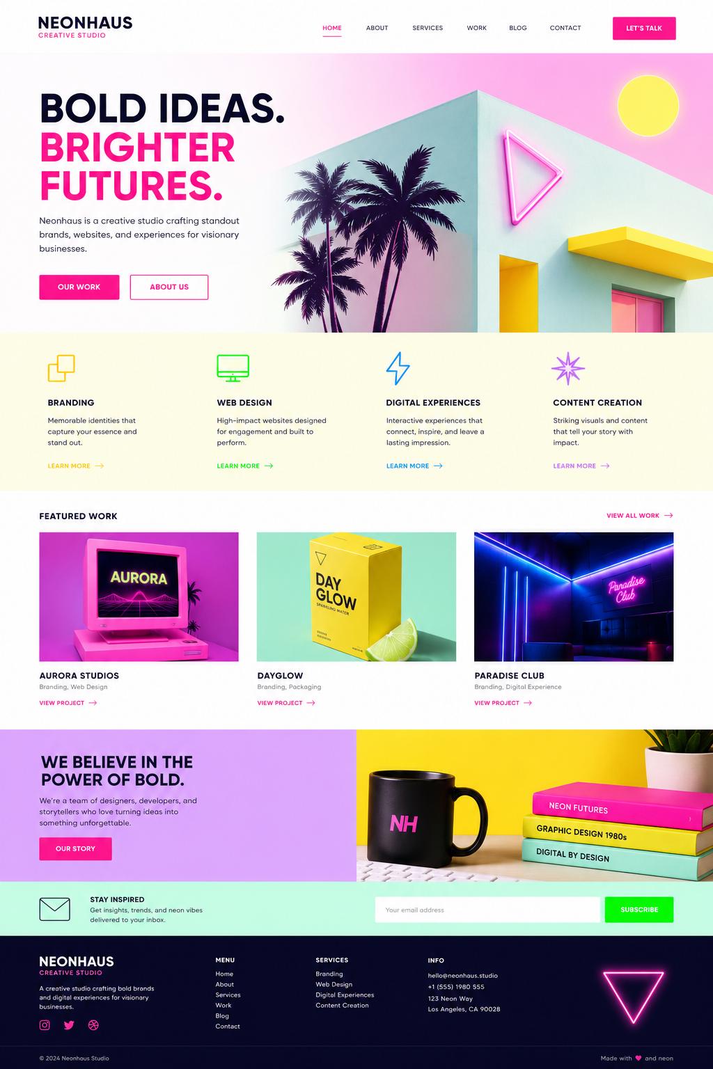 1980s Neon Color Palette | 30 Hex RGB CMYK Swatches (Digital Download)