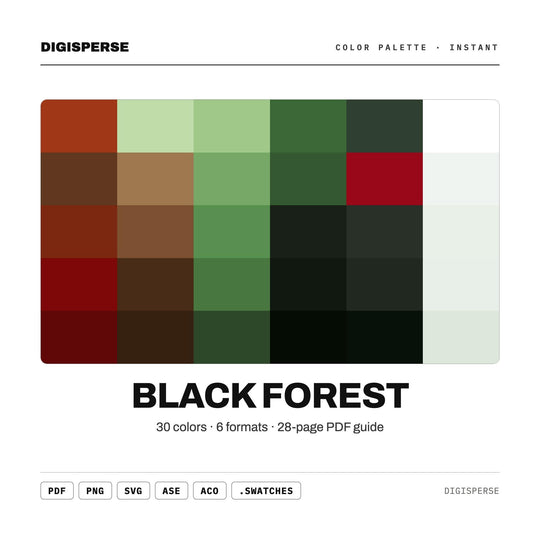 Black Forest color palette — main preview