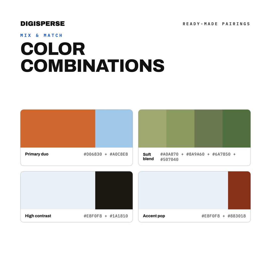 Mojave Desert Color Palette | 30 Colors | Hex RGB CMYK | Color Guide | Procreate Swatches + ASE | Digital Download