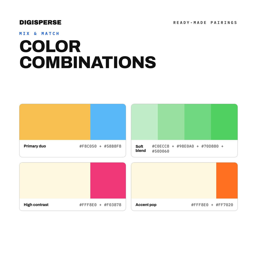 Bright Joyful Color Palette for Uplifting Branding and Cheerful Kids Art, 30 Elated Happy Hues, Procreate Swatches, Hex Codes