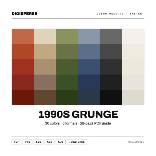 1990S Grunge color palette — main preview