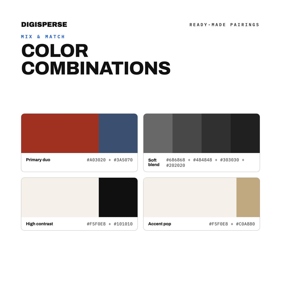 1990s Grunge Color Palette | 30 Procreate Swatches, ASE Guide (Digital Download)
