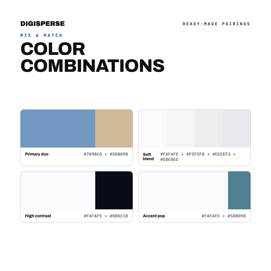Ambient Electronic Color Palette | 30 Colors | Hex RGB CMYK | Color Guide | Procreate Swatches + ASE | Digital Download