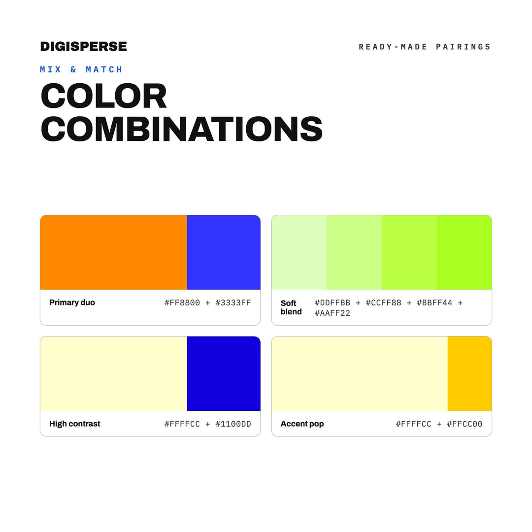 Psychedelic Rock Color Palette | 30 Colors | Hex RGB CMYK | Color Guide | Procreate Swatches + ASE | Digital Download